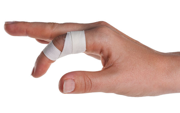 Finger Taping to Prevent Extension